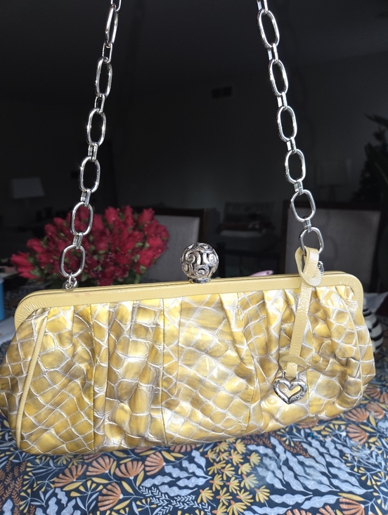 Brighton Handbags - Brighton Go Go ruched clutch bag Vintage (2007)